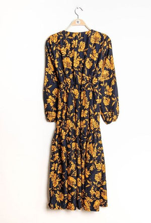 Robe longue à fleurs
