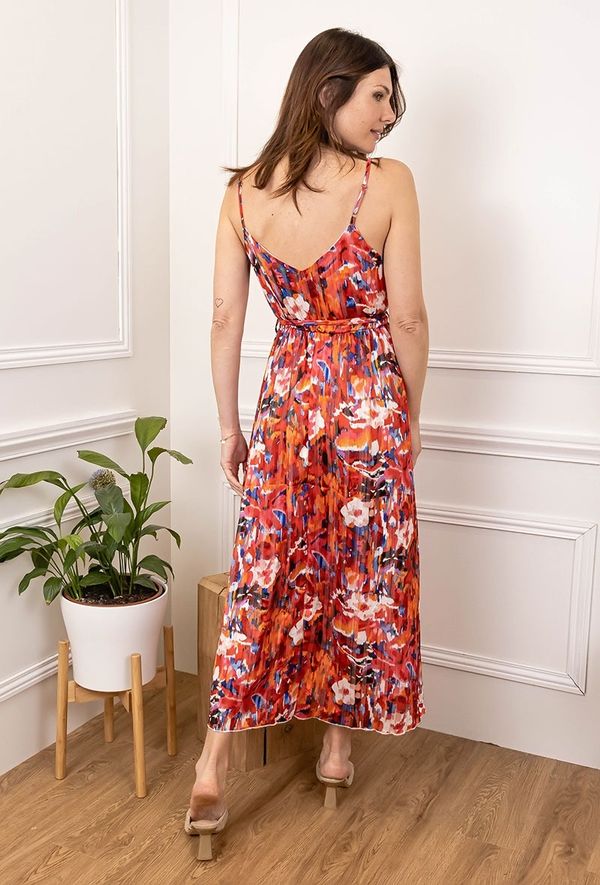 Robe longue fleurie